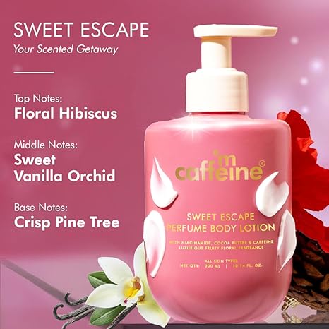 mCaffeine Sweet Escape Perfume Body Lotion